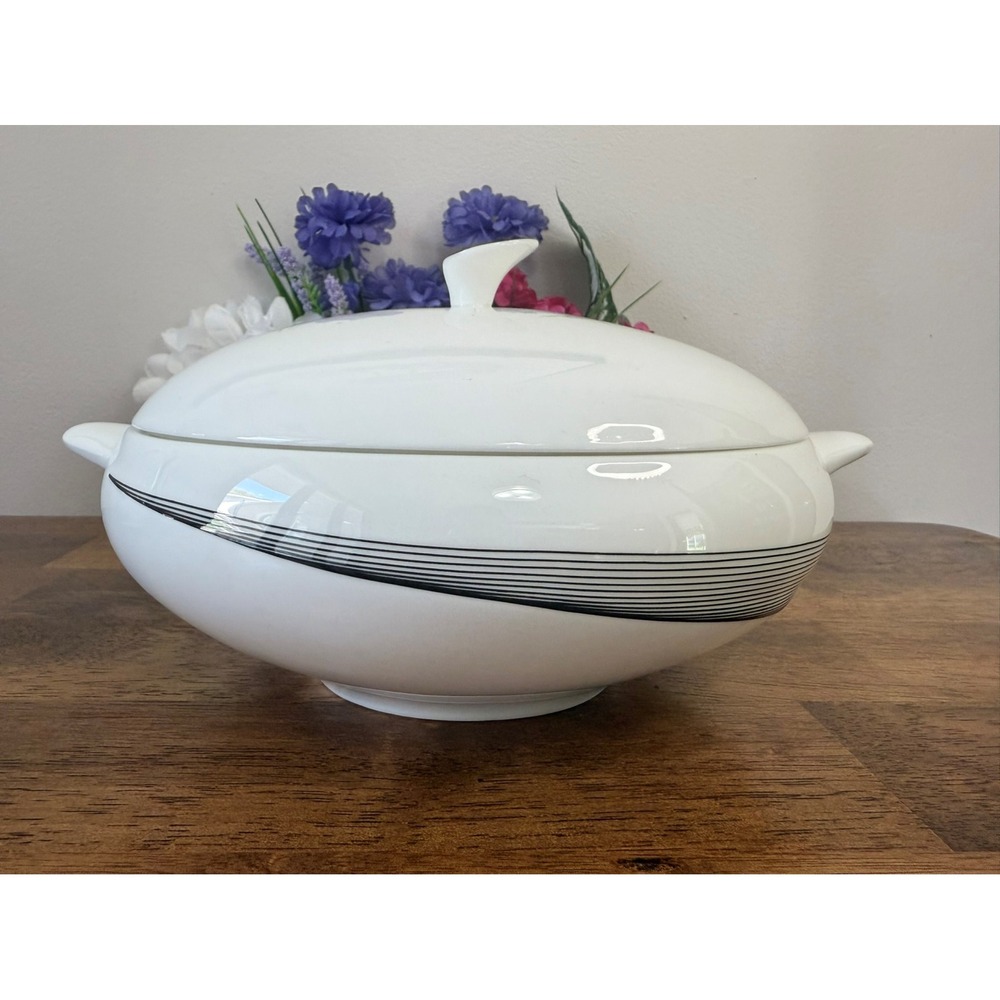 Wedgwood Apollo Bone China Covered Serving Dish – England Retro Luxury Dining